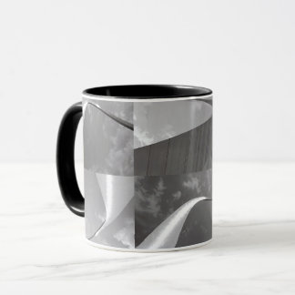Mug Famous Gateway Arch Black, White & Gray 