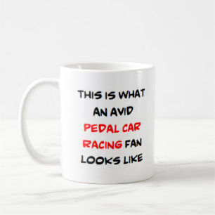 Mug fan de course de pédalos, avide