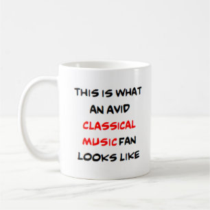 Mug fan de musique classique, passionné