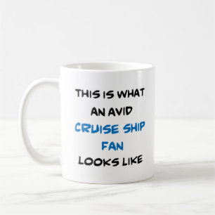 Mug fan de paquebots de croisière, avide
