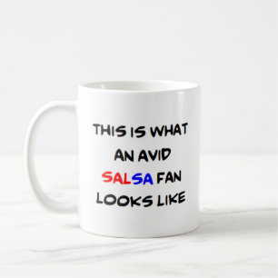 Mug fan de salsa, avide