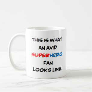 Mug fan de super-héros, avide
