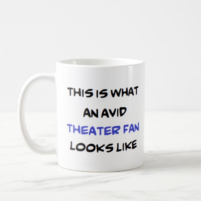 Mug fan de théâtre, passionné (Gauche)