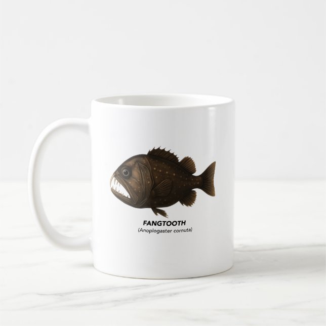 Mug Fangtooth - Animaux marins de Californie (Gauche)