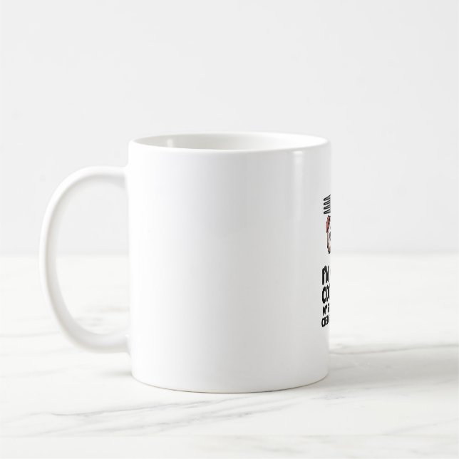 Mug Fantaisie Cuisinière suspendue sur une fourche (Gauche)