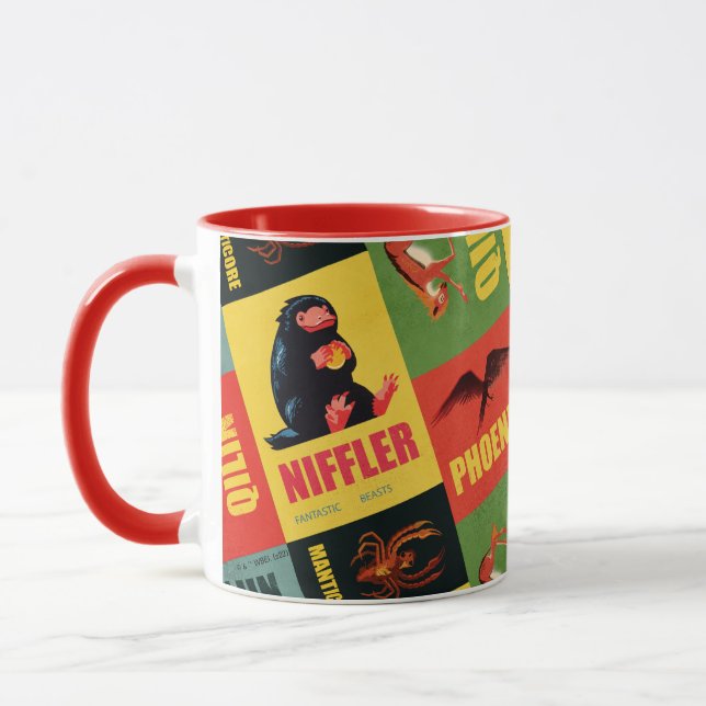 Mug Fantastic Beasts Motif Vintage (Gauche)