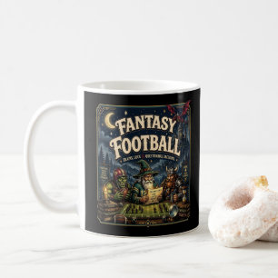 Mug Fantasy Football, Dragon Magicien Fantasy Vintage