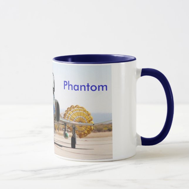 Mug Fantôme F-4 avec le parachute- frein, F4, C.A. (Droite)