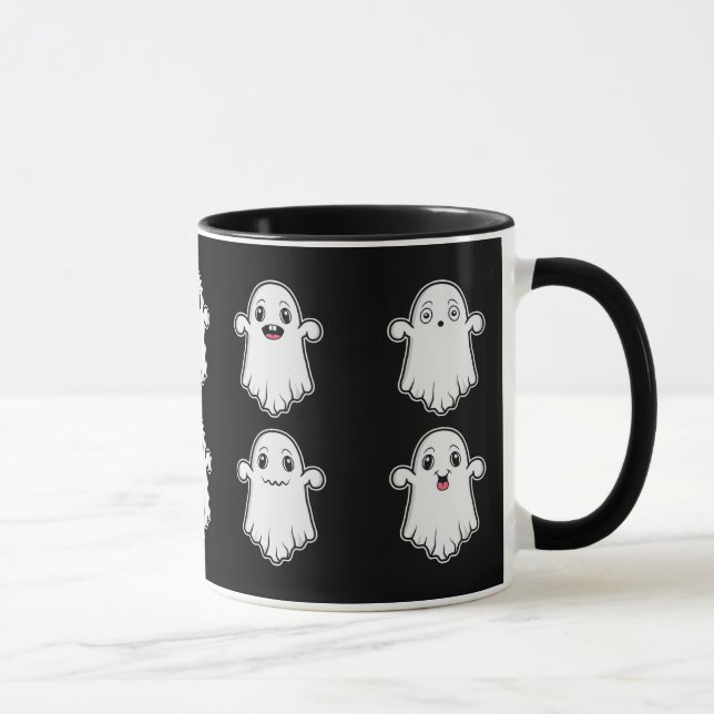 Mug Fantômes avec différentes expressions faciales Hal (Droite)