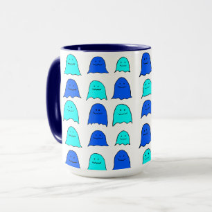 Mug Fantômes bleus d'Halloween