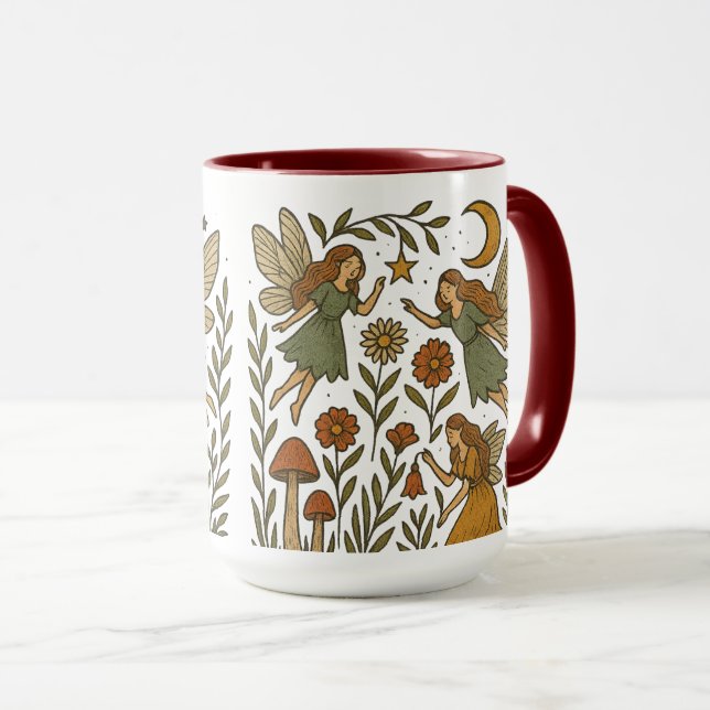 Mug Faries in the Garden Mystical  (Devant droit)