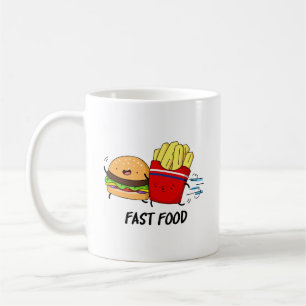 Mug Fast Food Burger Drôle Et Fries Pun