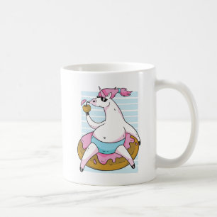 Mug Fat amusant Unicorne Pool Party Chilling Inflatabl
