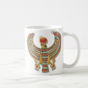 Mug Faucon égyptien antique pectoral