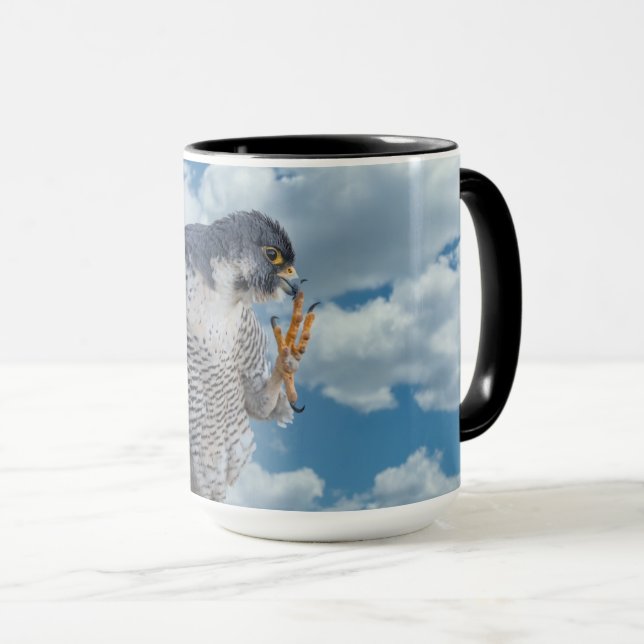 Mug Faucon pèlerin le long de la rivière Hudson (Devant droit)
