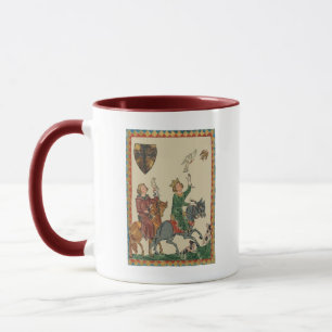 Mug Fauconnerie, Codex Manesse du XIVe siècle