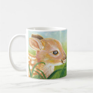Mug Faune couchée dans l'herbe et l'écureuil