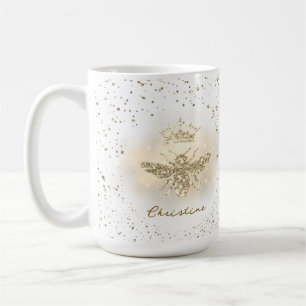 Mug fausse Reine Bee à paillettes 