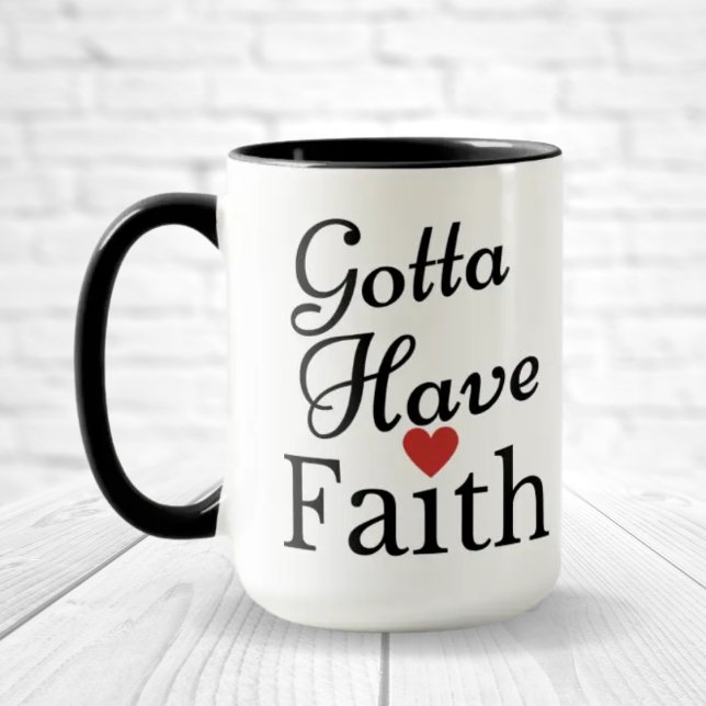 Mug Faut Avoir Foi (Créateur téléchargé)