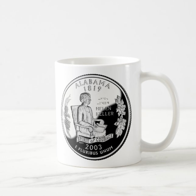 Mug Faux Alabama Quartier d'État Esprit de courage (Droite)
