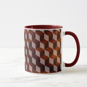 Mug - Faux bois incrusté