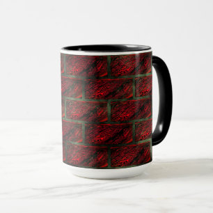 Mug Faux mur de briques apparentes ou tuiles le simula