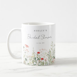 Mug Faveur de mariage champêtre de fleurs sauvages