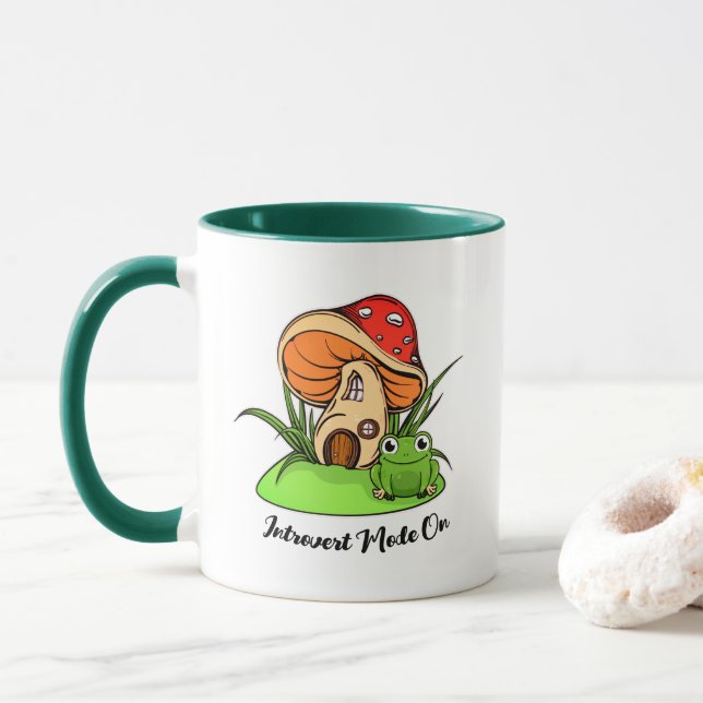 Mug Fée de grenouille et champignons : Mode d'introduc (Avec donut)