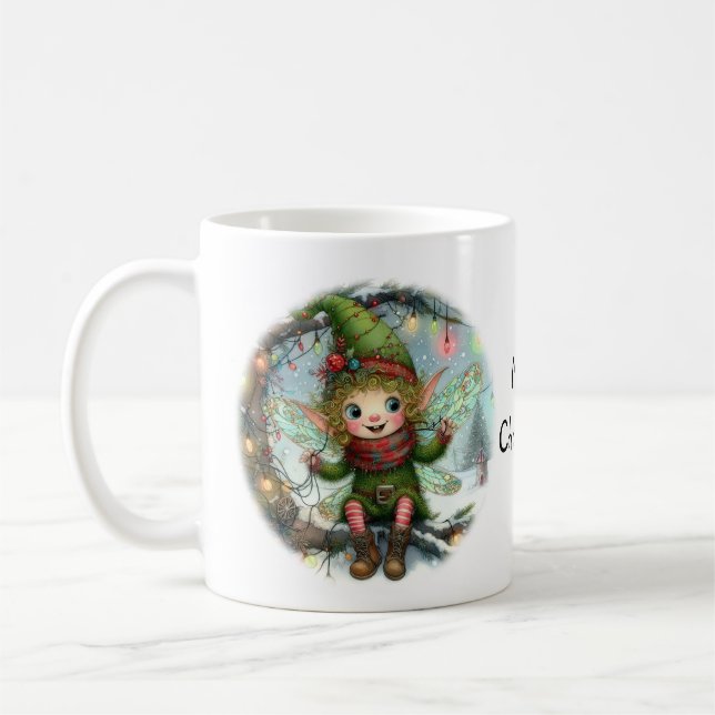Mug Fée de Noël Whimsical (Gauche)