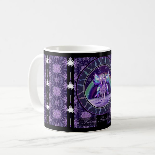 Mug Fée de pluie violette (Devant gauche)