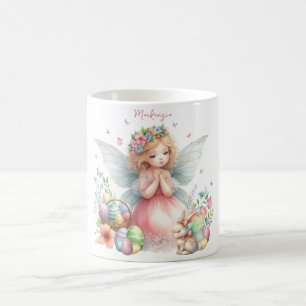 Mug Fée de printemps de Pâques à l'aquarelle