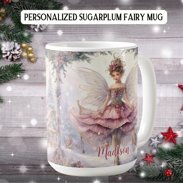 Mug Fée de sucre personnalisées et élégantes Noël (Créateur téléchargé)