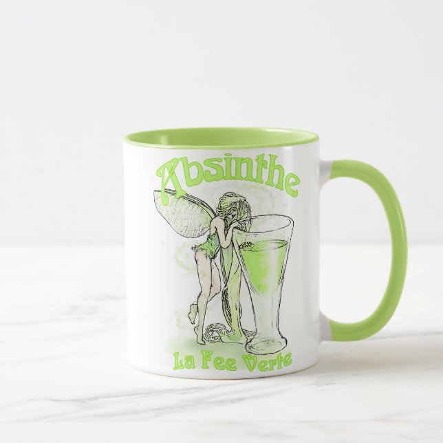 Mug Fée de Verte d'honoraires de La d'absinthe avec le (Droite)