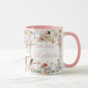 Mug Fées Whimsical Anniversaire Fleur Jardin prairie