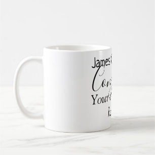 Mug Félicitations ajoutez un message de nom de mariage