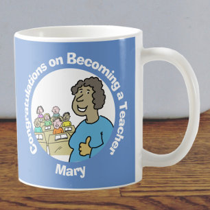 Mug Félicitations de devenir enseignante