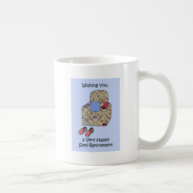 Mug Félicitations de semi-retraite (Droite)