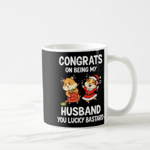 Mug Félicitations pour être mon mari, vous avez de la