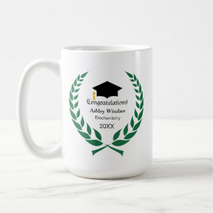 Mug Félicitations pour la remise des diplômes avec lau