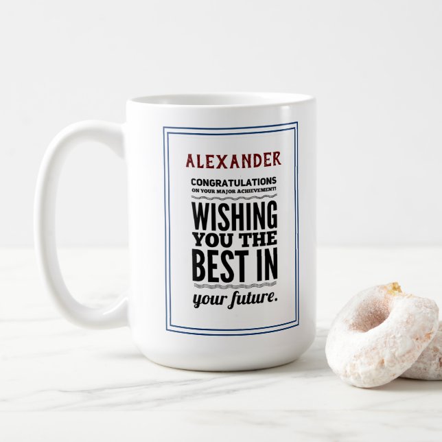 Mug Félicitations Pour Les Réalisations (Avec donut)