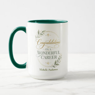 Mug Félicitations pour une carrière remarquable Person