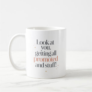 Mug Félicitations pour une promotion amusante pour un