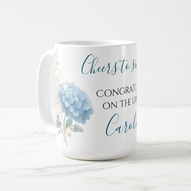 Mug Félicitations pour votre Divorce encourage la vie  (Devant gauche)