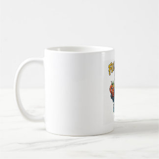 Mug Feline Good — Chat en robe de chambre avec cocktai