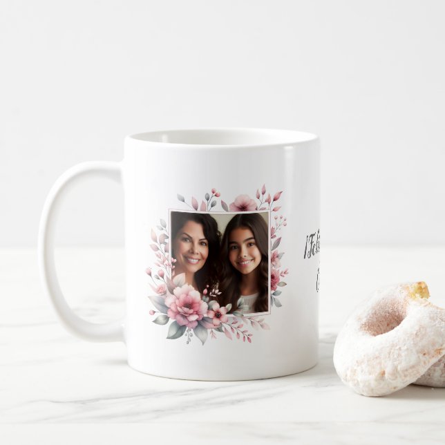 Mug Feliz Día de las Madres Con espagnol Foto (Avec donut)