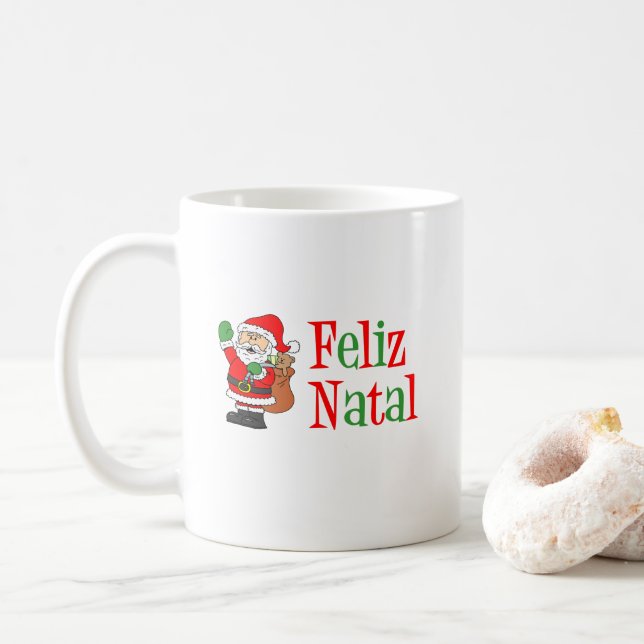 Mug Feliz Natal Père Noël (Avec donut)