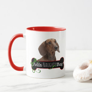 Mug Feliz Naughty Dachshund