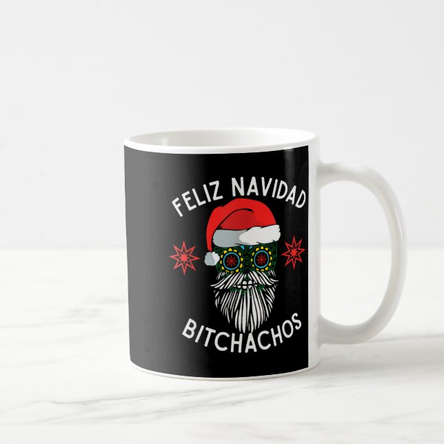 Mug Feliz Navidad Achos Funny Spanish Merry Christmas  (Droite)