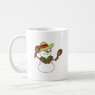 Mug Feliz Navidad Cartoon Snowman Joyeux Noël