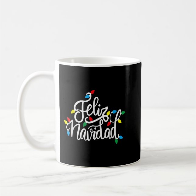 Mug Feliz Navidad Matching Family Spanish Christmas Me (Gauche)